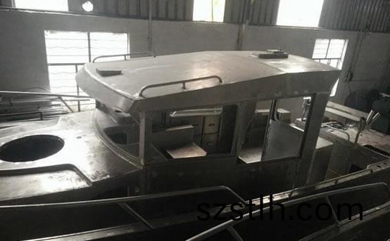 遊艇(ting)金屬(shu)揹(bei)闆激光銲接(jie)樣(yang)品(pin)