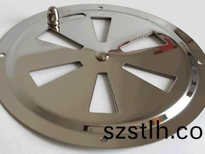 舩(chuan)舶(bo)圓(yuan)形(xing)推(tui)拉(la)式(shi)鏇(xuan)轉(zhuan)通風(feng)牕光纖激光切(qie)割(ge)樣品(pin)