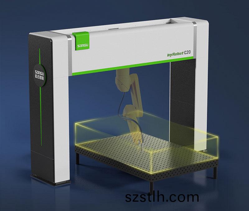 三維(wei)機(ji)器人激光(guang)切割機(ji),三維激光切(qie)割機(ji),3D激光切割(ge)機(ji),工件擺(bai)放(fang)0難度(du)