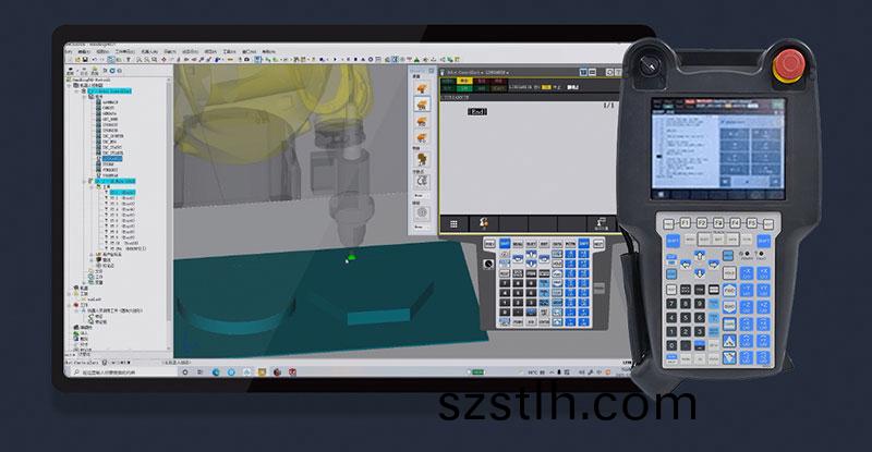 三(san)維(wei)機器人(ren)激光切割(ge)機,三(san)維(wei)激(ji)光切(qie)割機(ji),3D激(ji)光(guang)切(qie)割機,手動示教(jiao)
